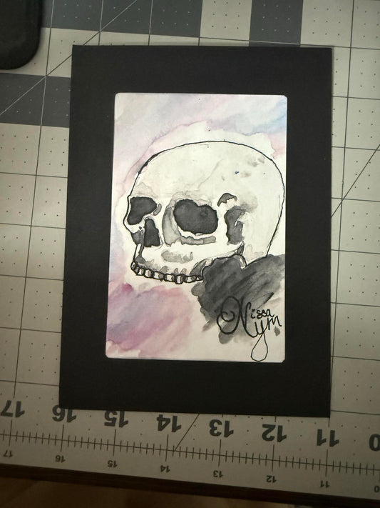 Print of skull artwork