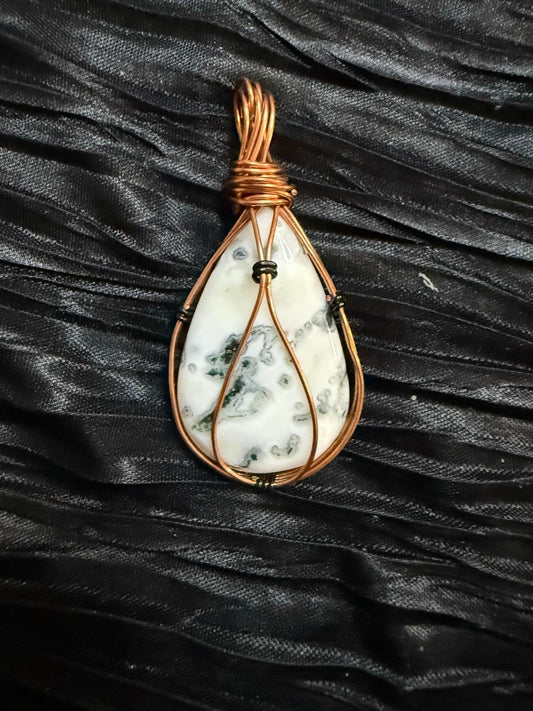 mossy copper wrap